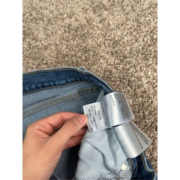 Levi’s Curvy Bootcut Blue Denim Jeans Medium Wash Women’s W33 L32 Mid Rise Flare - Picture 5 of 13